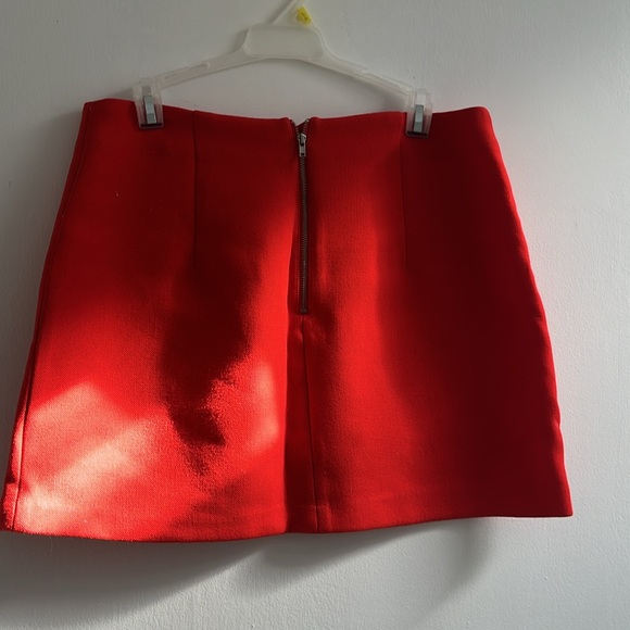 Red Mini Skirt - Picture 4 of 5